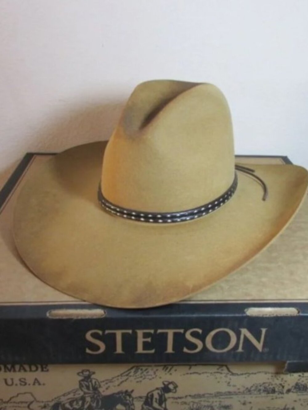 Stetson 4X Sand Hollow TO Toffee Buffalo Felt Cowboy Hat SBSDKL-5040TO72